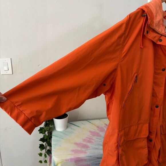 Eddie Bauer women’s XL Orange Utility Jacket Lightweight Casual Coat - Picture 13 of 13